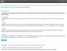 Tablet Screenshot of keysolution.net.br